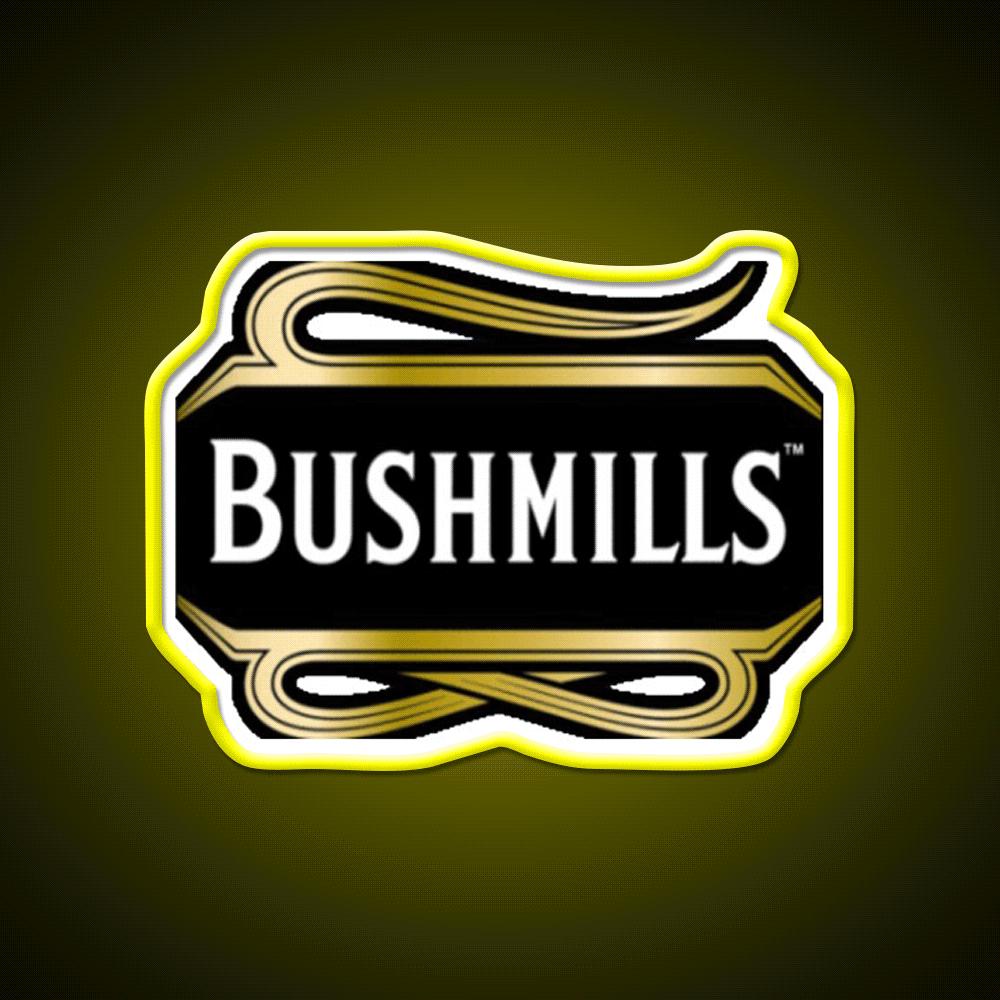Bushmills Whiskey Drink Bar Led Neon Sign Rgb Color