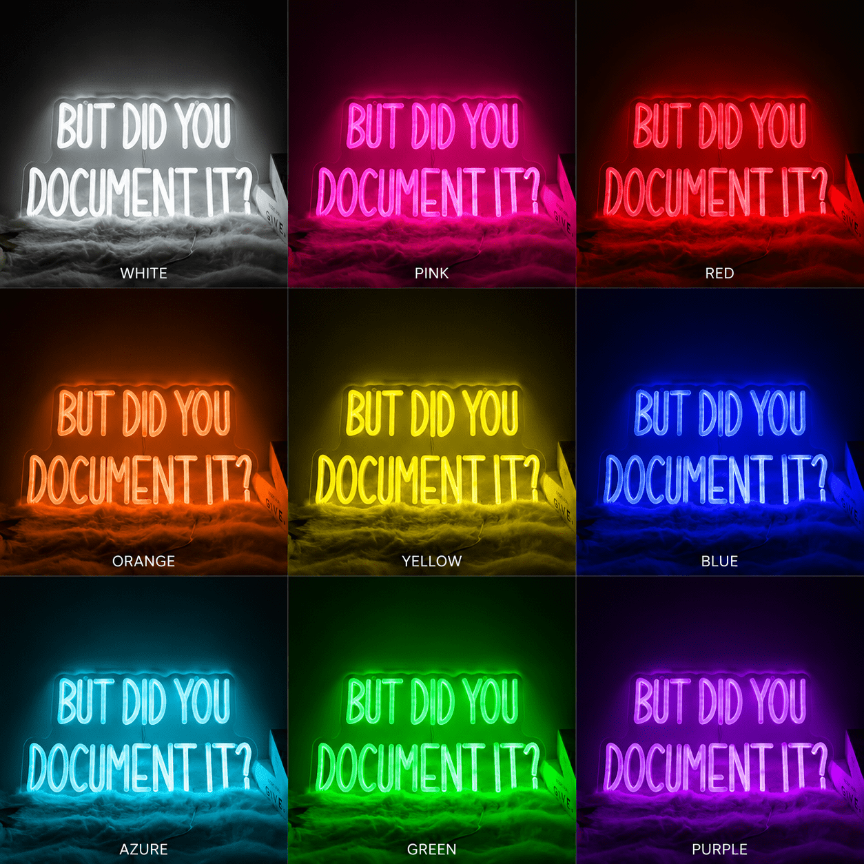 But Did You Document It LED Neon Sign - Shineneon