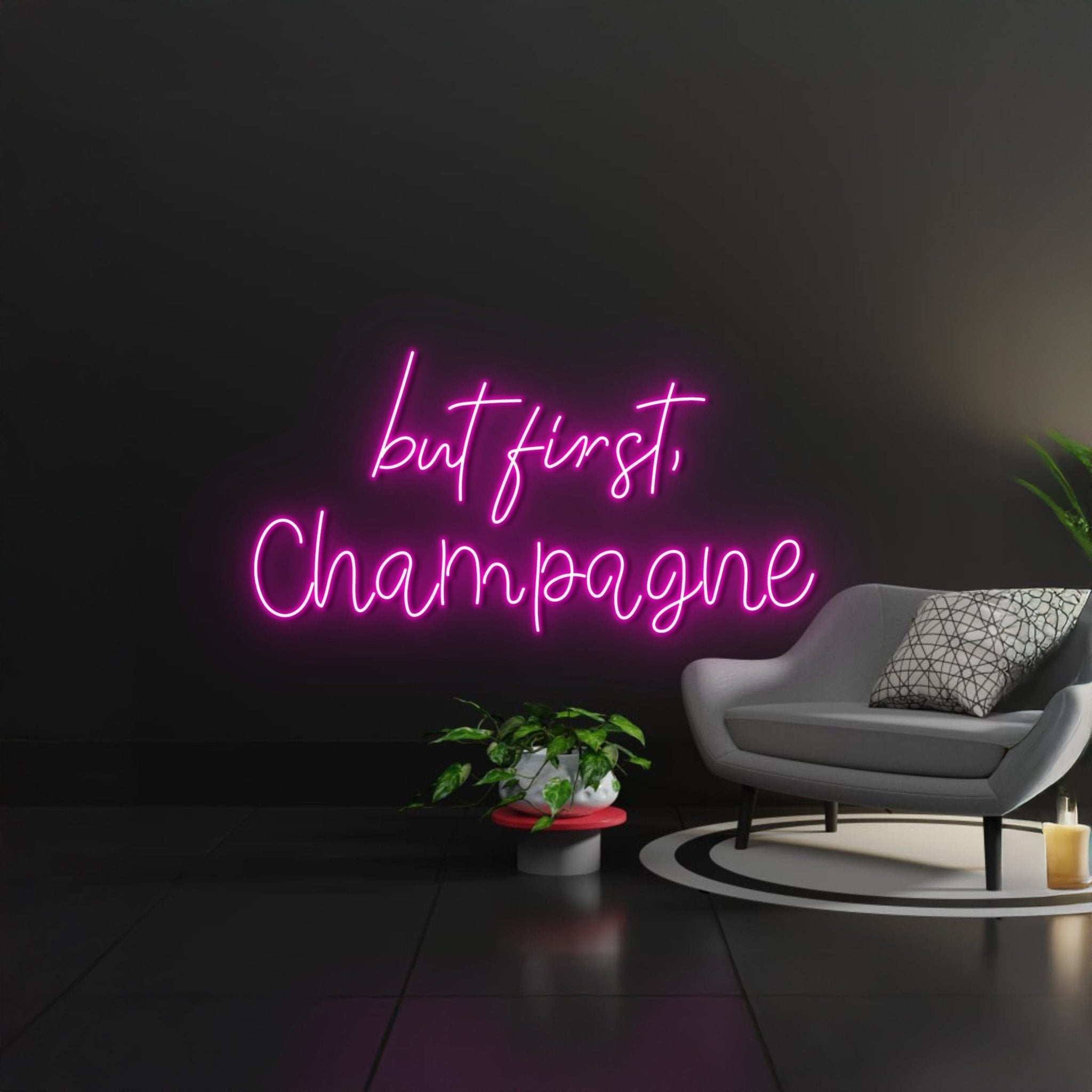 But First Champagne Decorations For Her Gifts - Shineneon