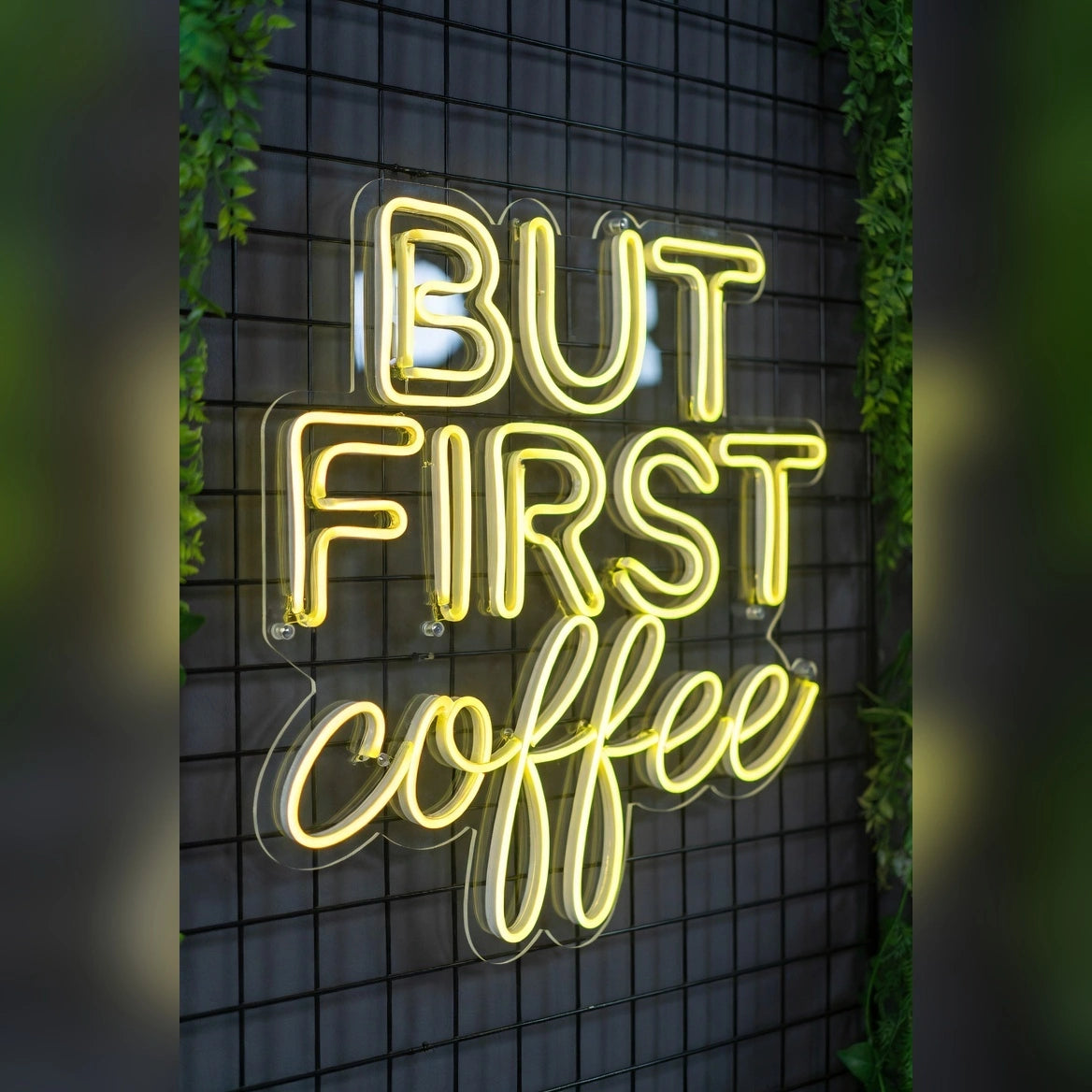 But First Coffee Interior Wall Decor LED Neon Sign - 01 Original Product Image