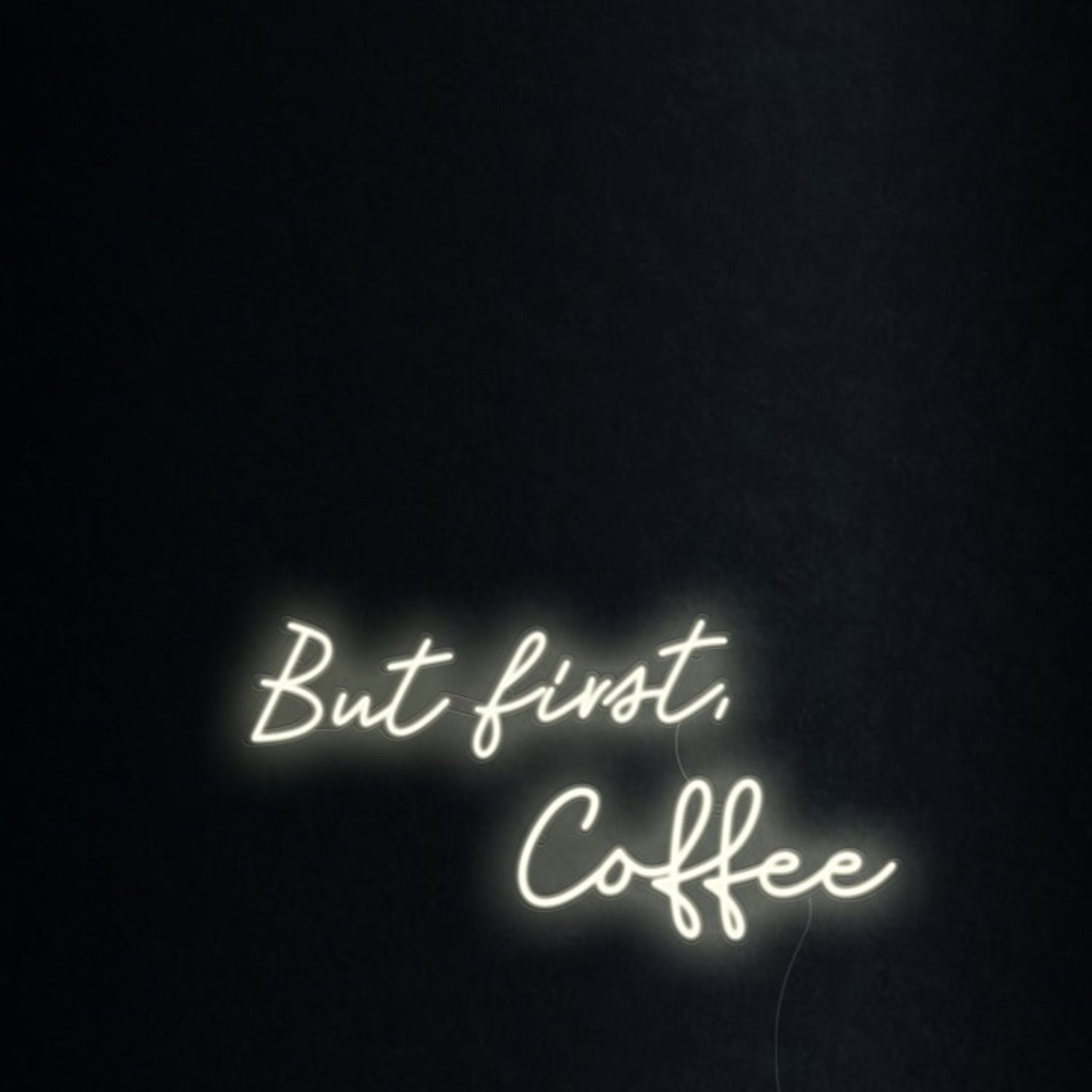 But First Coffee Led Neon Sign Wall Art For Kitchen Cafe Wall Decor | Shineneon