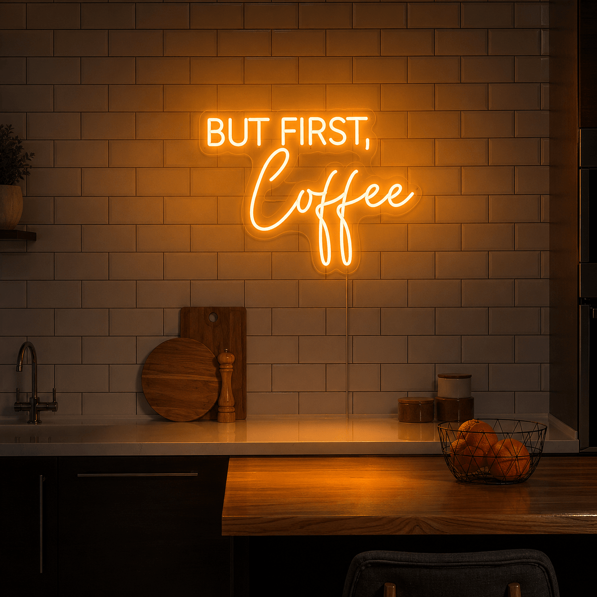 But First Coffee LED Neon Sign Wall Decor - Shineneon