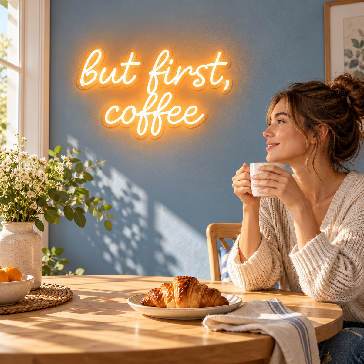 But First Coffee LED Neon Sign