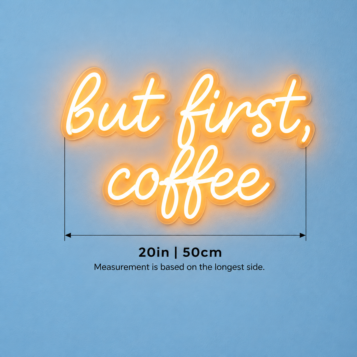 But First Coffee LED Neon Sign