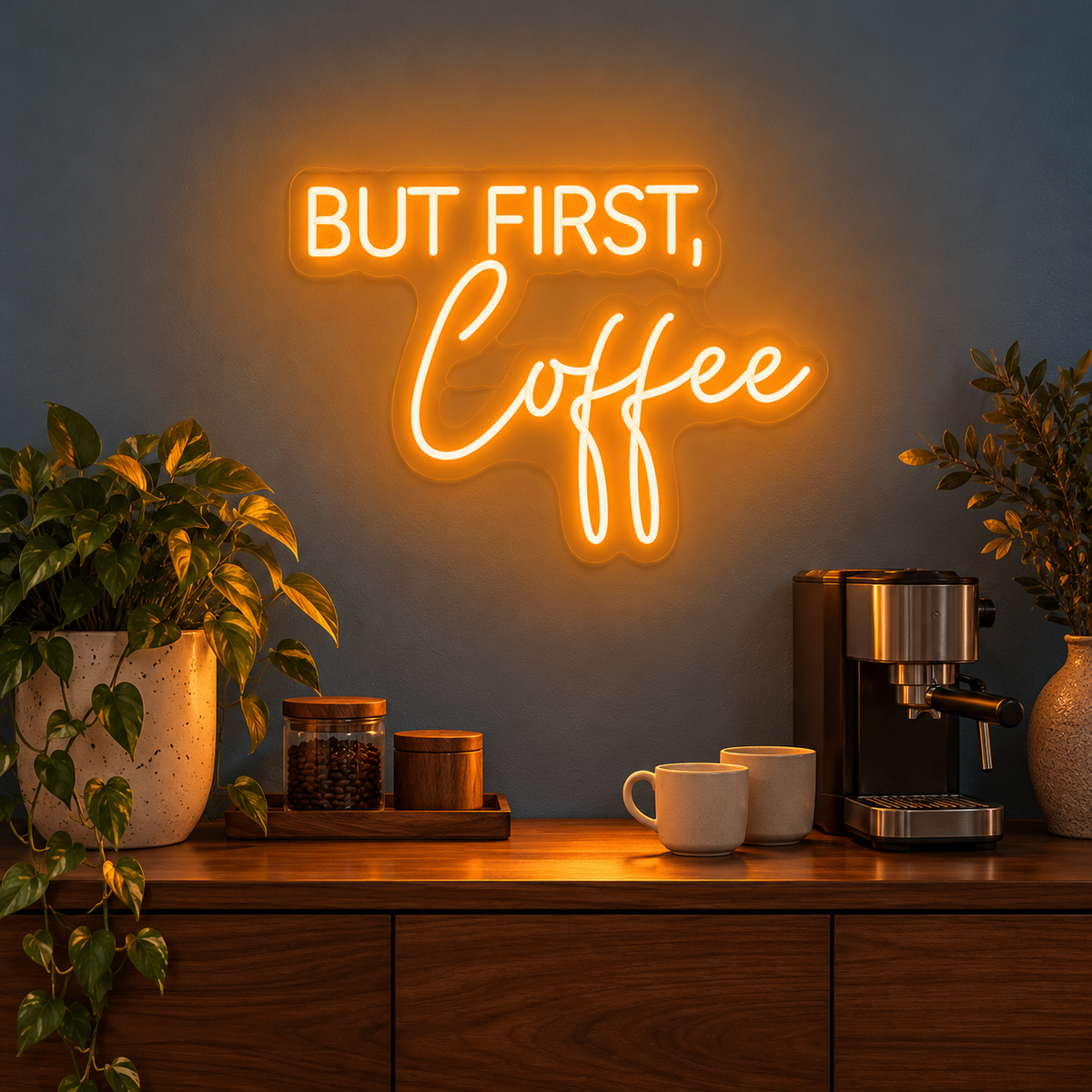But First Coffee LED Neon Sign
