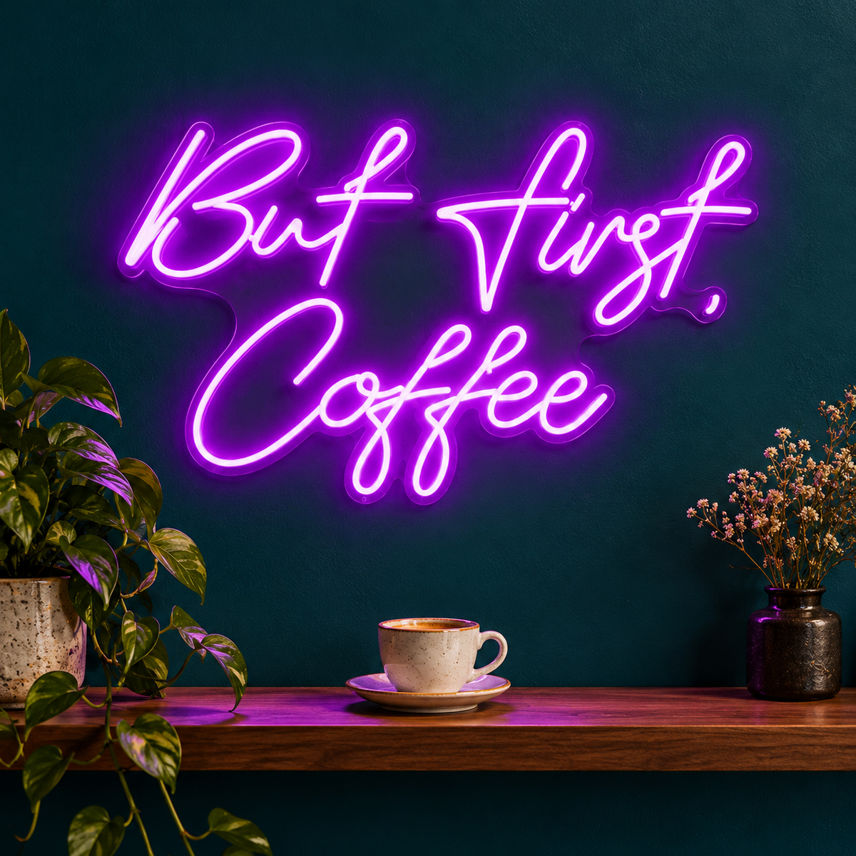 But First Coffee LED Neon Sign