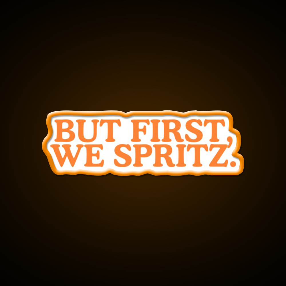 But First We Spritz Cocktail Bar Decor Led Neon Sign Rgb Color - LED neon sign view 6