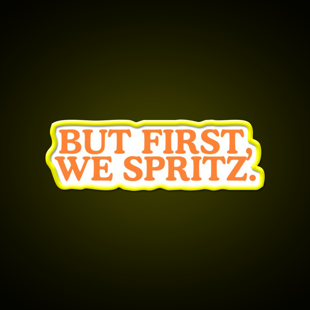 But First We Spritz Cocktail Bar Decor Led Neon Sign Rgb Color - LED neon sign view 7