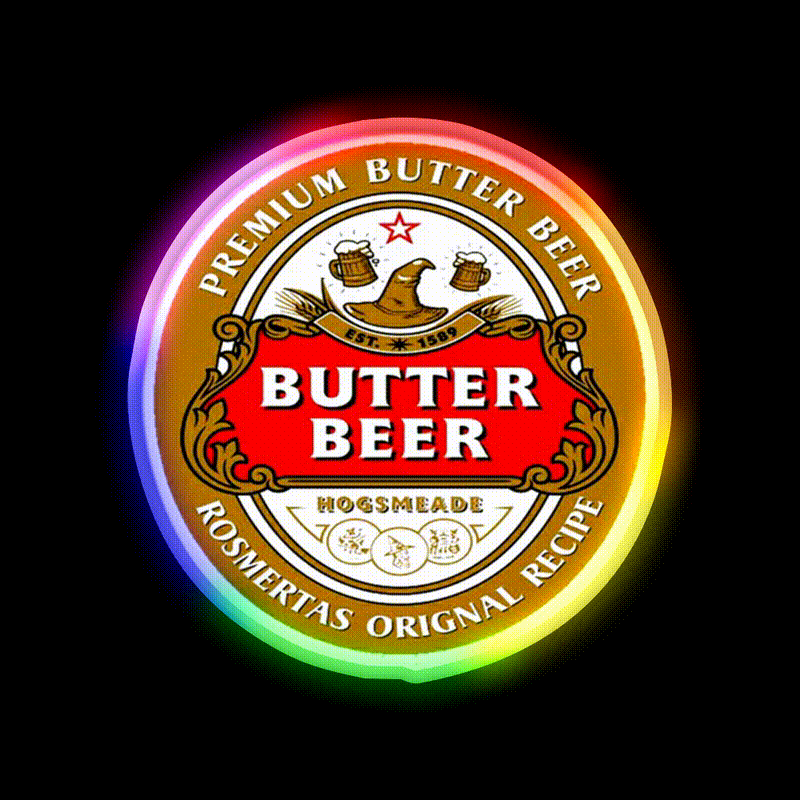 Butter Beer Bar Decor Led Neon Sign Rgb Color - LED neon sign close-up detail