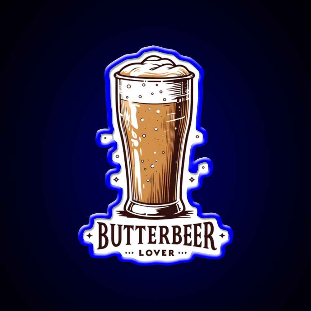 Butterbeer Lover Fantasy Beer Bar Decor Led Neon Sign Rgb Color - LED neon sign view 5