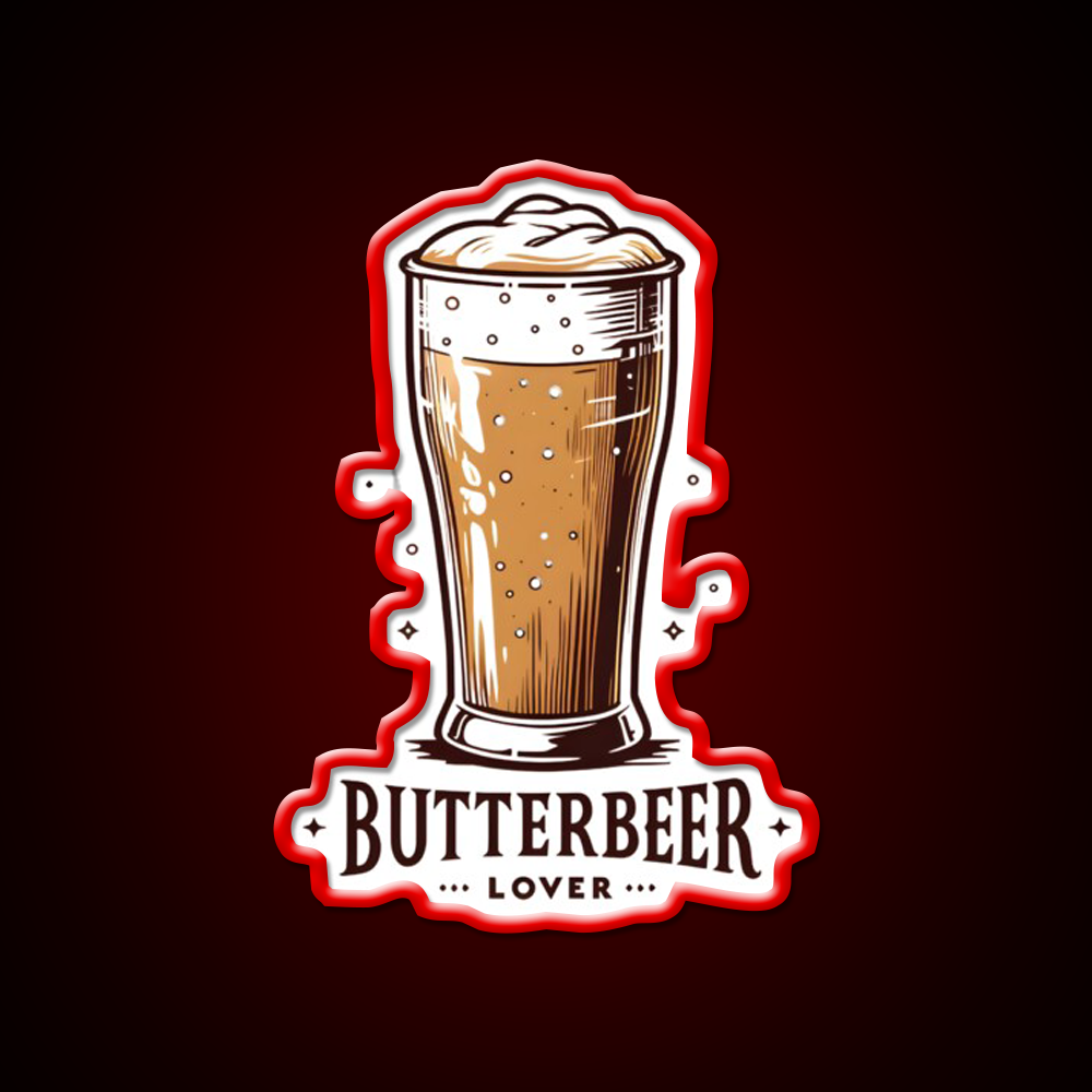 Butterbeer Lover Fantasy Beer Bar Decor Led Neon Sign Rgb Color - LED neon sign view 10