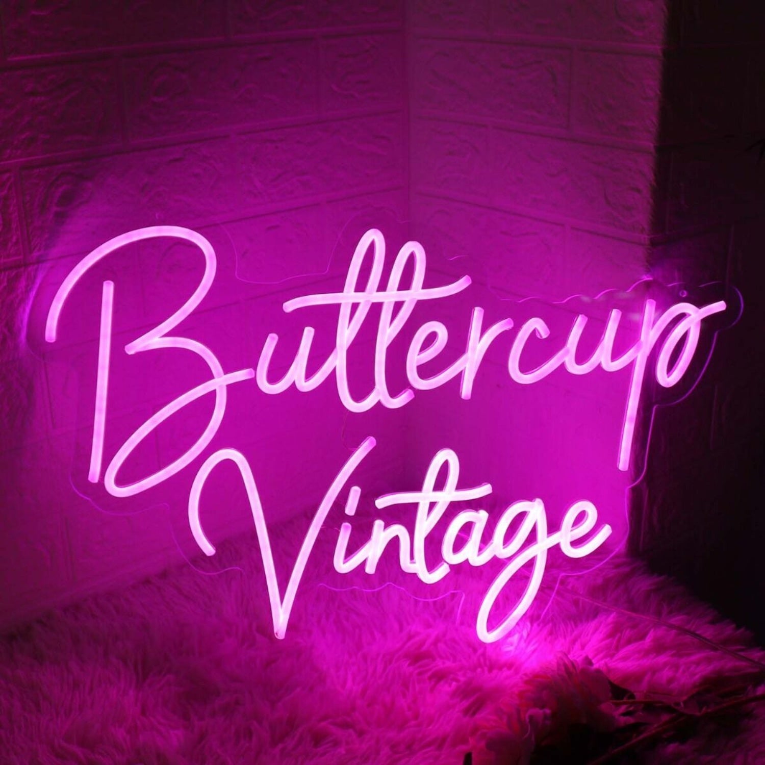 Buttercup Vintage Pink Led Neon Sign - Shineneon