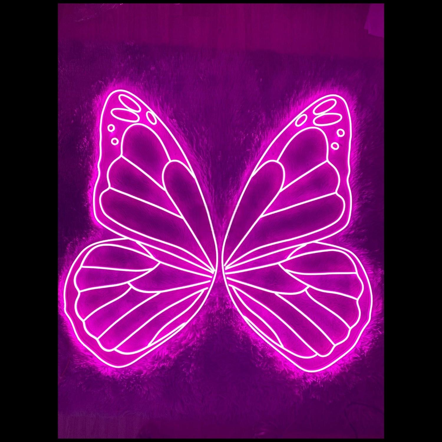 Butterfly Wings Led Neon Sign For Indoor Wedding Party Decor | Shineneon