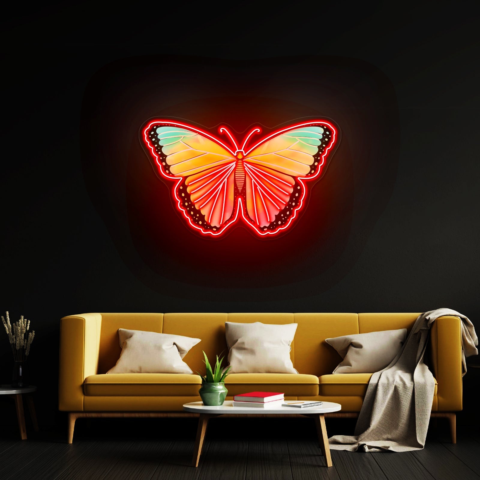 Butterfly Yellow Aesthetic Neon Signs - Shineneon