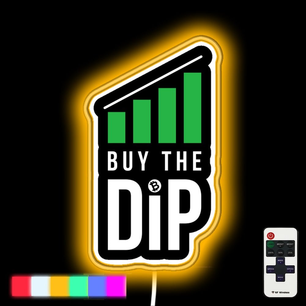 Buy The Dip Typography Design Led Neon Sign - Shineneon