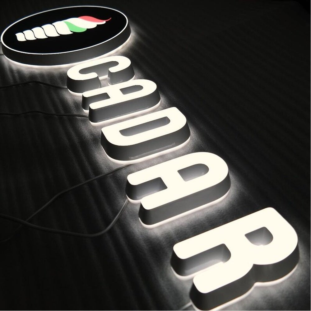 Cadar 3D Frontlit And Backlit Channel Letter Led Light Sign - Shineneon