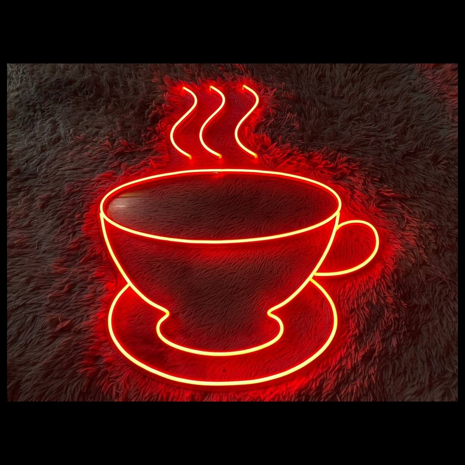 Caf Or Home Kitchen Ambiance With Coffee Shop Led Neon Sign | Shineneon