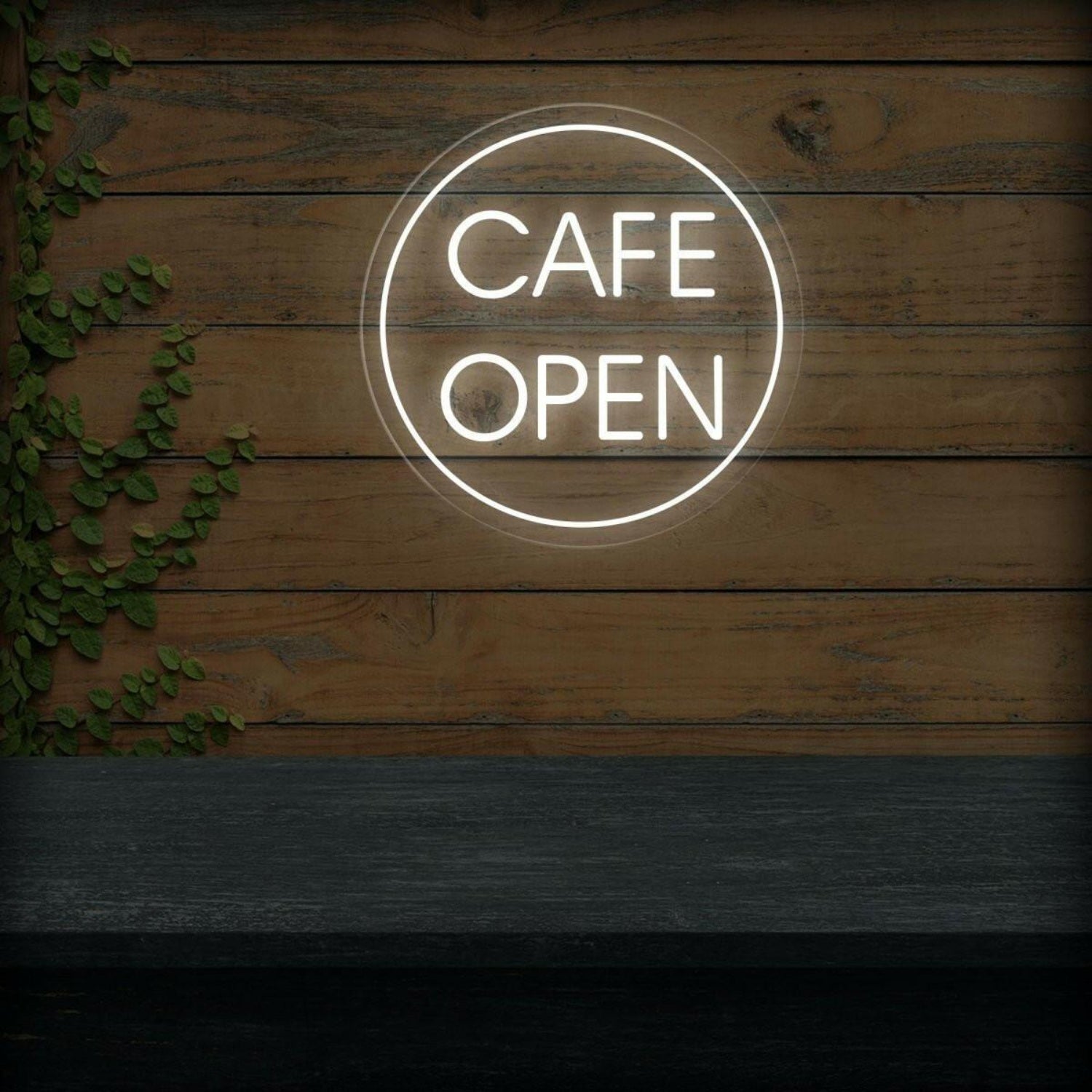Cafe Open Neon Sign Led Lighted Window Display For Cafes | Shineneon