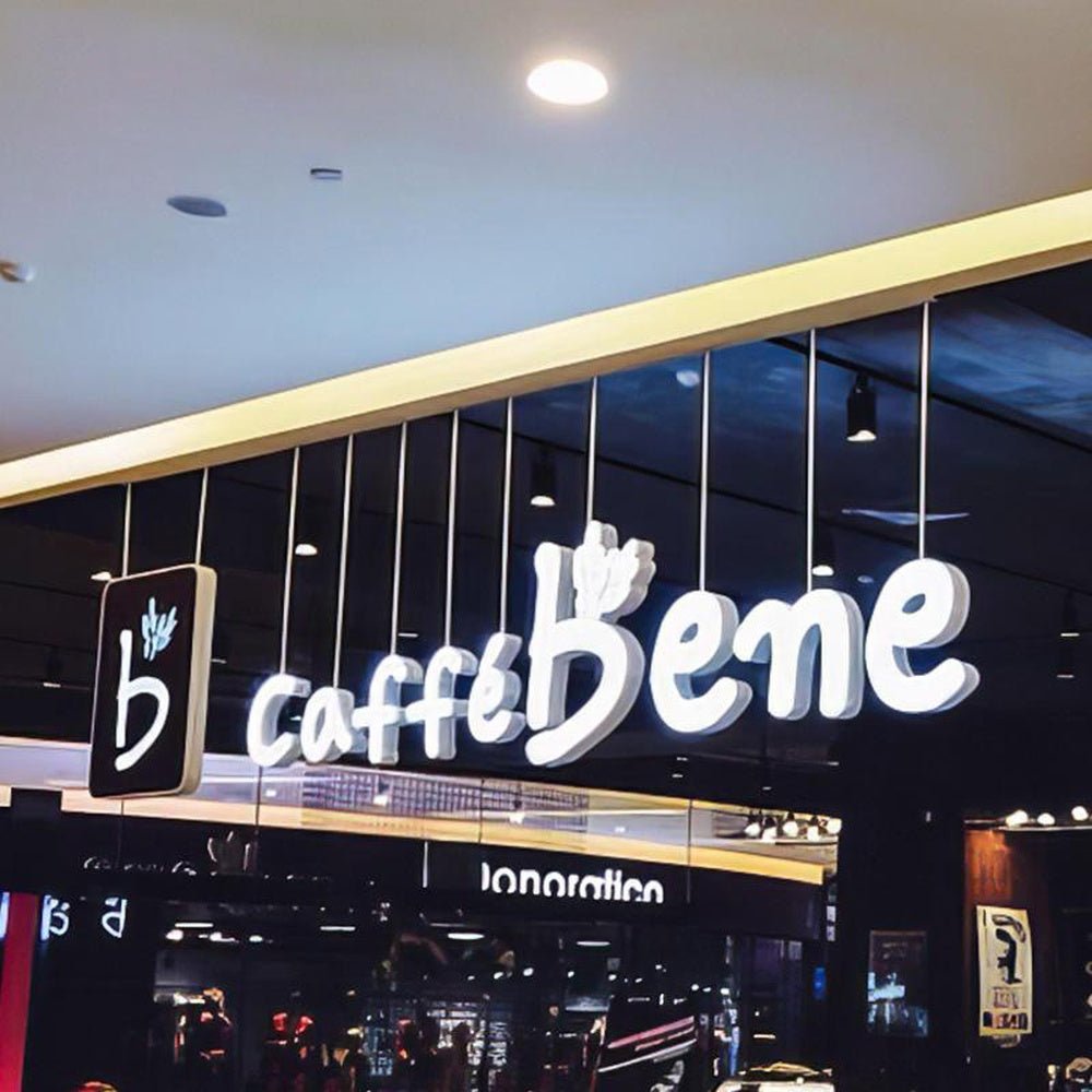 Caffe Bene 3D Frontlit Letters Metal Led Sign - Shineneon