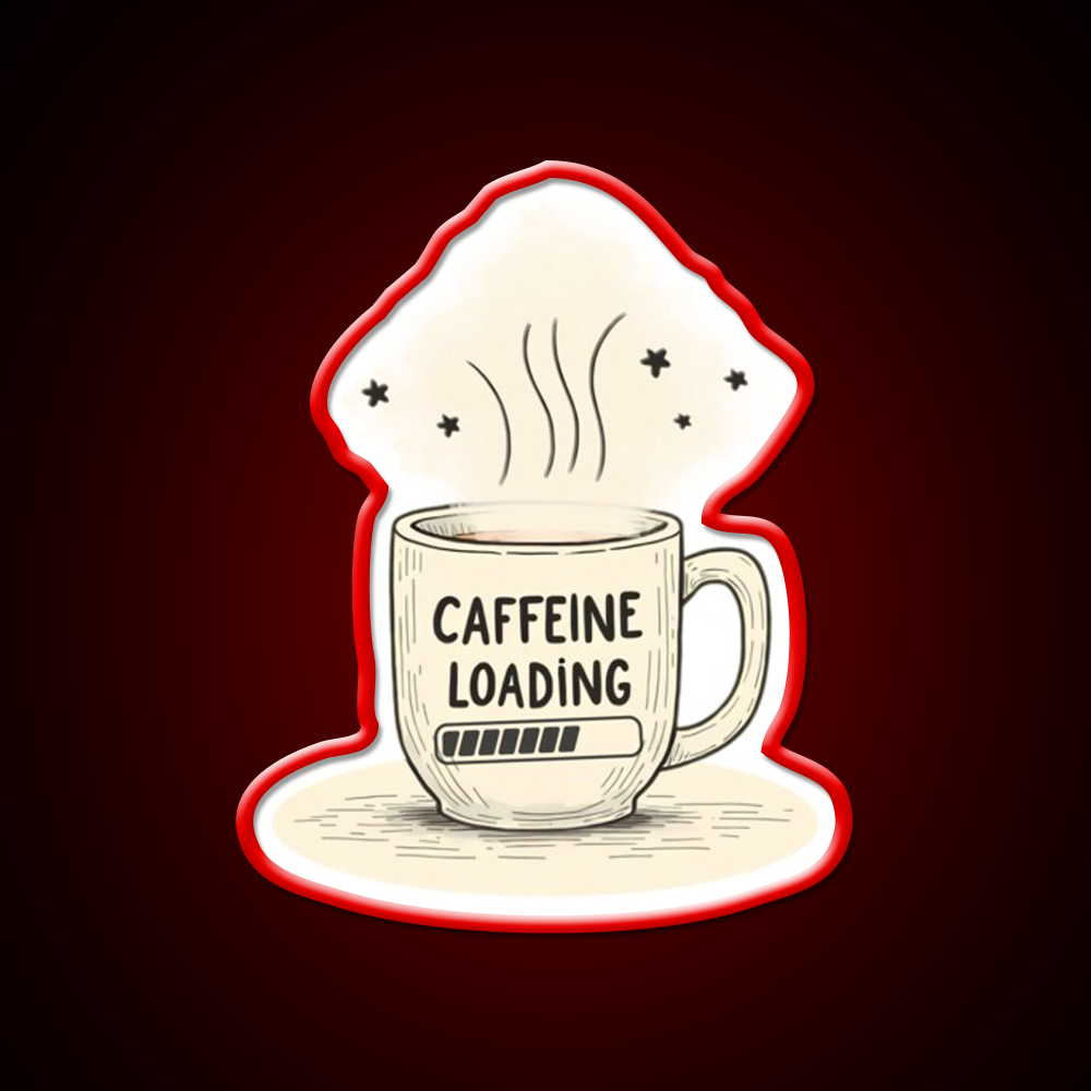 Caffeine Loading Man Cave Bar Led Neon Sign Rgb Color - LED neon sign view 10