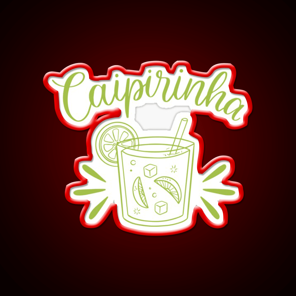 Caipirinha Cocktail Bar Decor Led Neon Sign Rgb Color - Shineneon