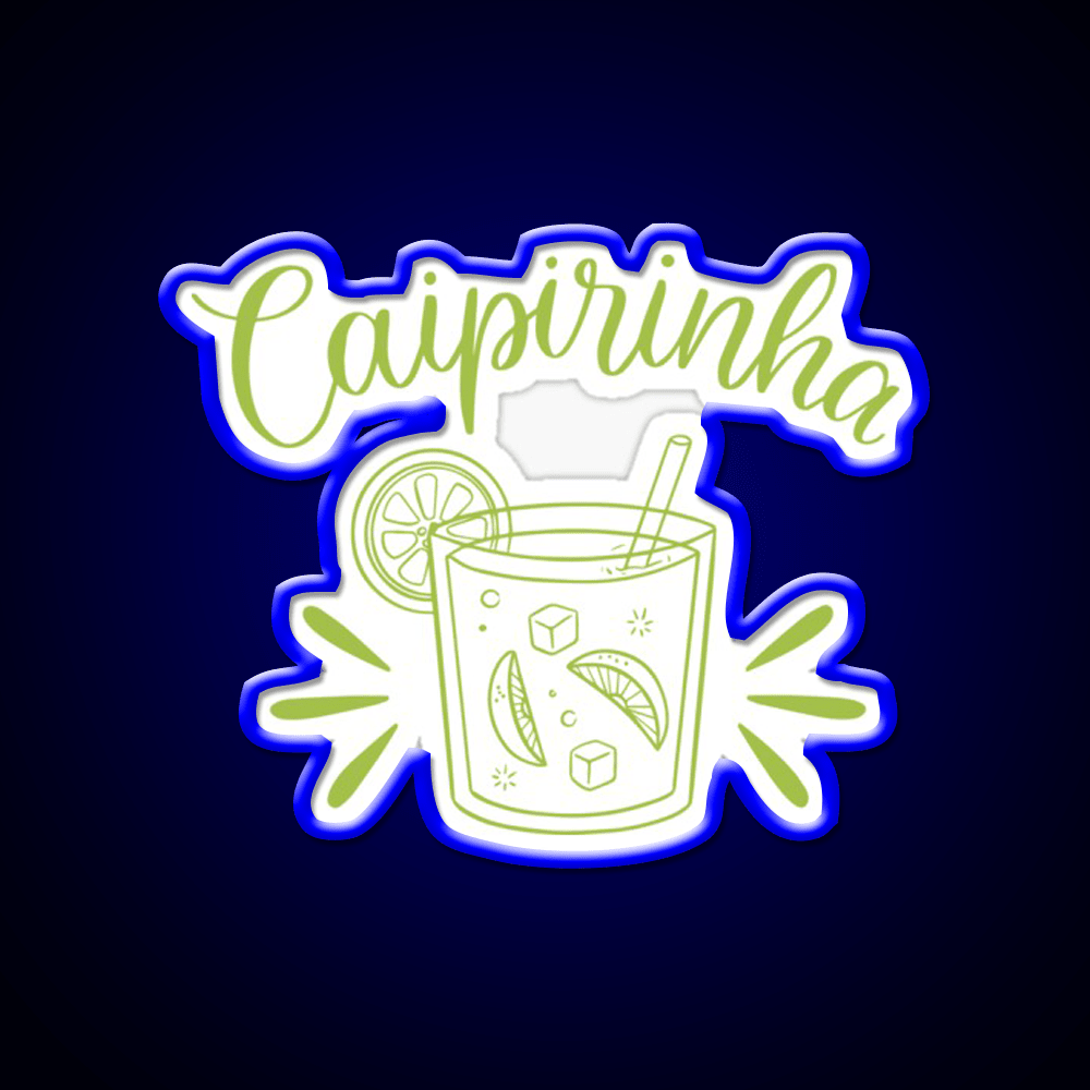 Caipirinha Cocktail Bar Decor Led Neon Sign Rgb Color - Shineneon