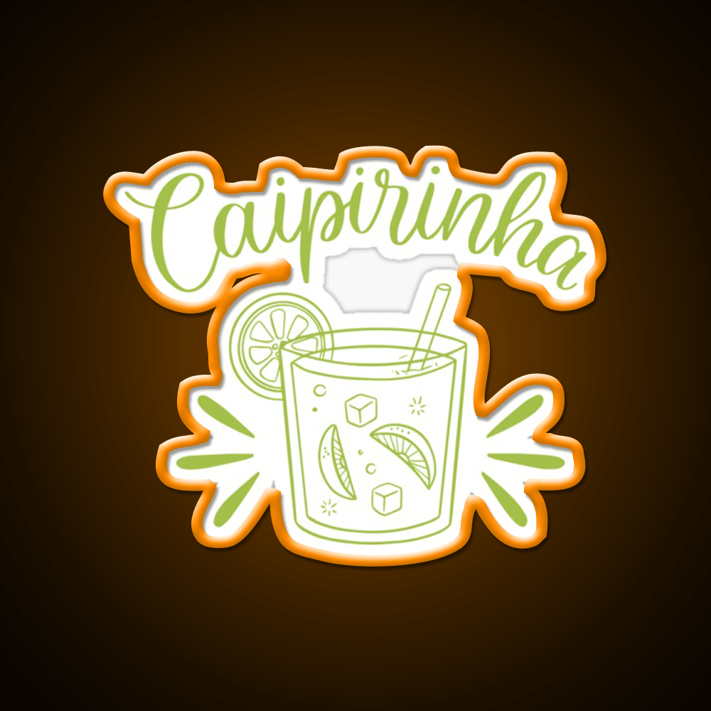 Caipirinha Cocktail Bar Decor Led Neon Sign Rgb Color - Shineneon