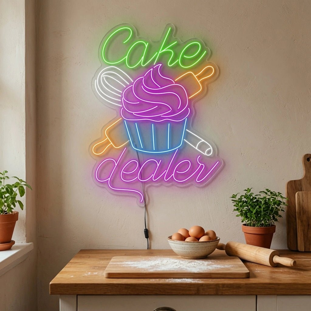Cake Lover LED Neon Sign - Shineneon