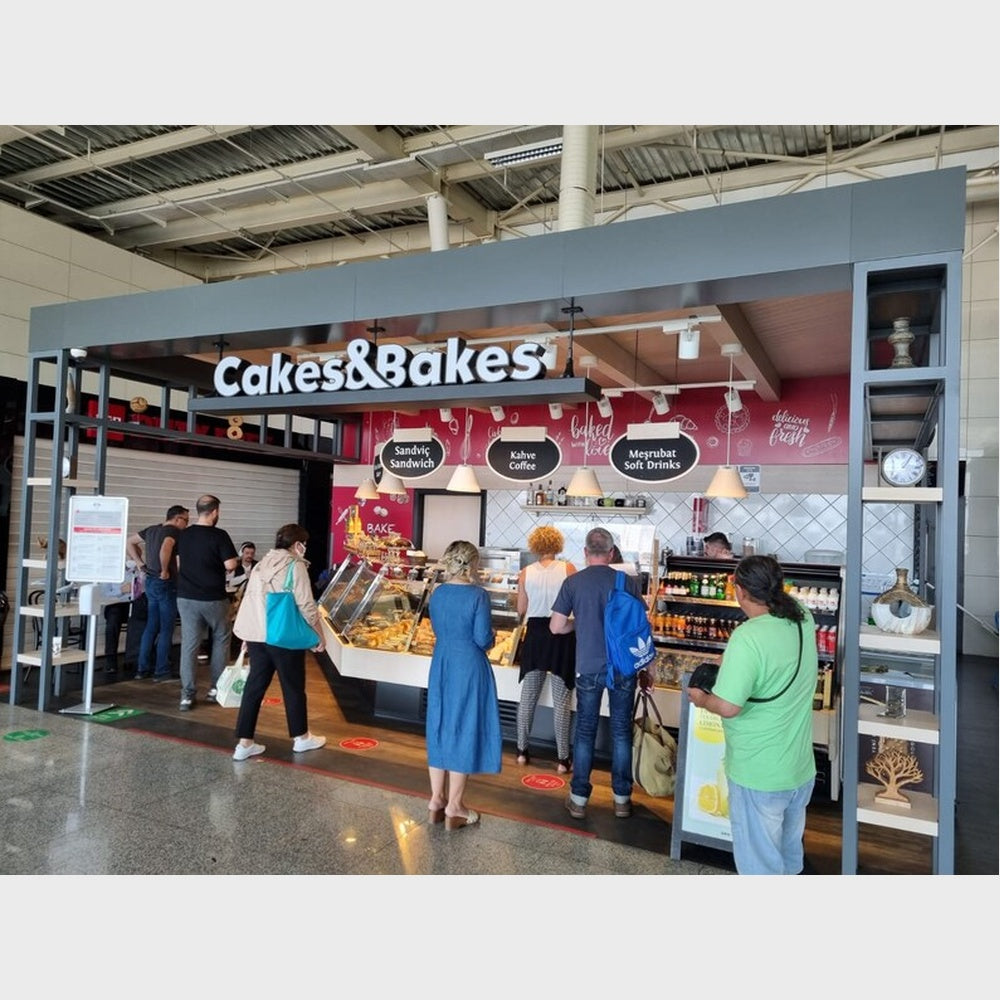 Cakes Bakes 3D Frontlit Channel Letters Led Light Sign