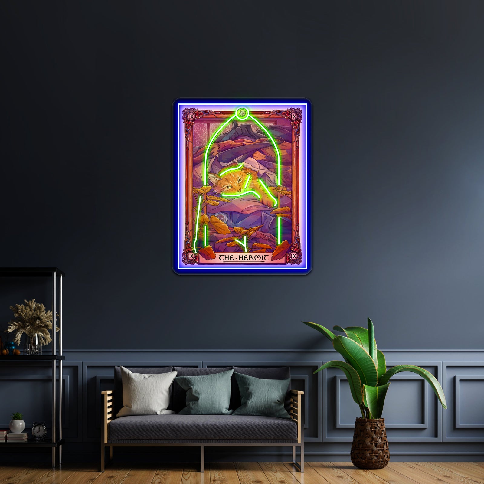 Calamity Jane The Hermit Wynonna Earp Tarot Artwork Business Neon Sign - LED neon sign view 5