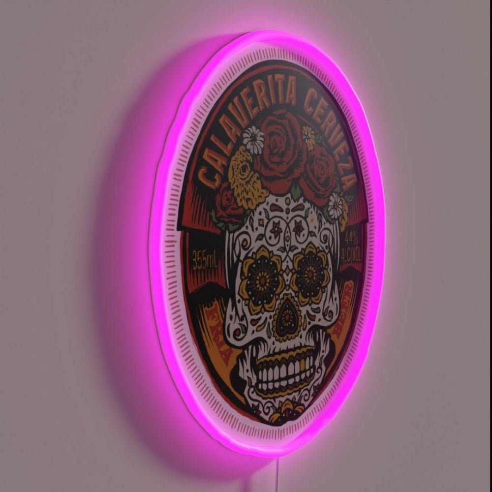 Calaverita Cerveza Rgb Led Neon Sign - Shineneon