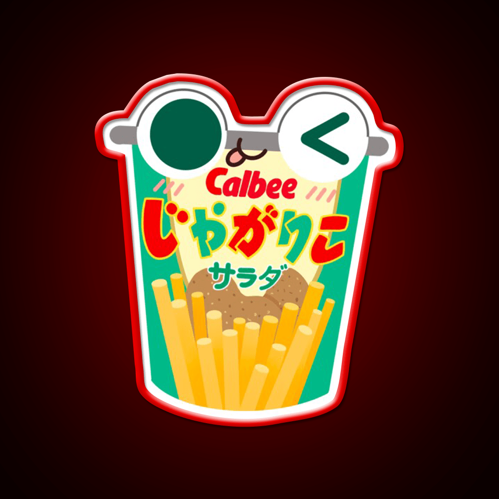 Calbee Potato Sticks Snack Food Led Neon Sign Rgb Color - Shineneon