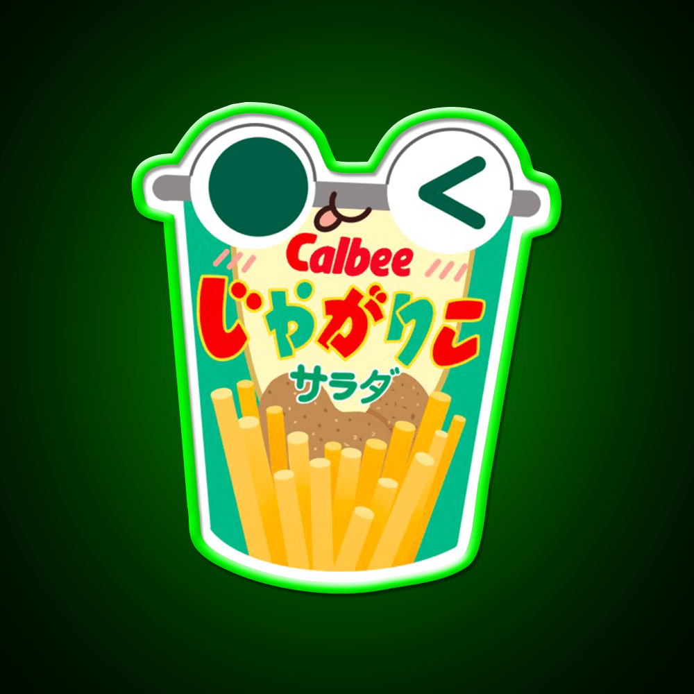 Calbee Potato Sticks Snack Food Led Neon Sign Rgb Color - Shineneon