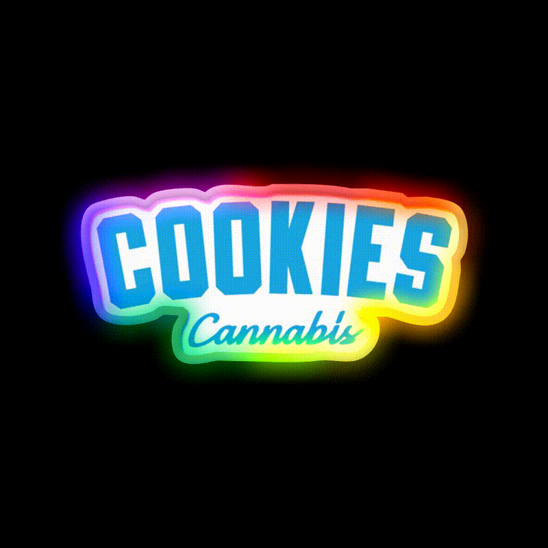 Cali Cookies Wedding Cake Hemp Inspired Green Leaf Led Neon Sign Rgb Color