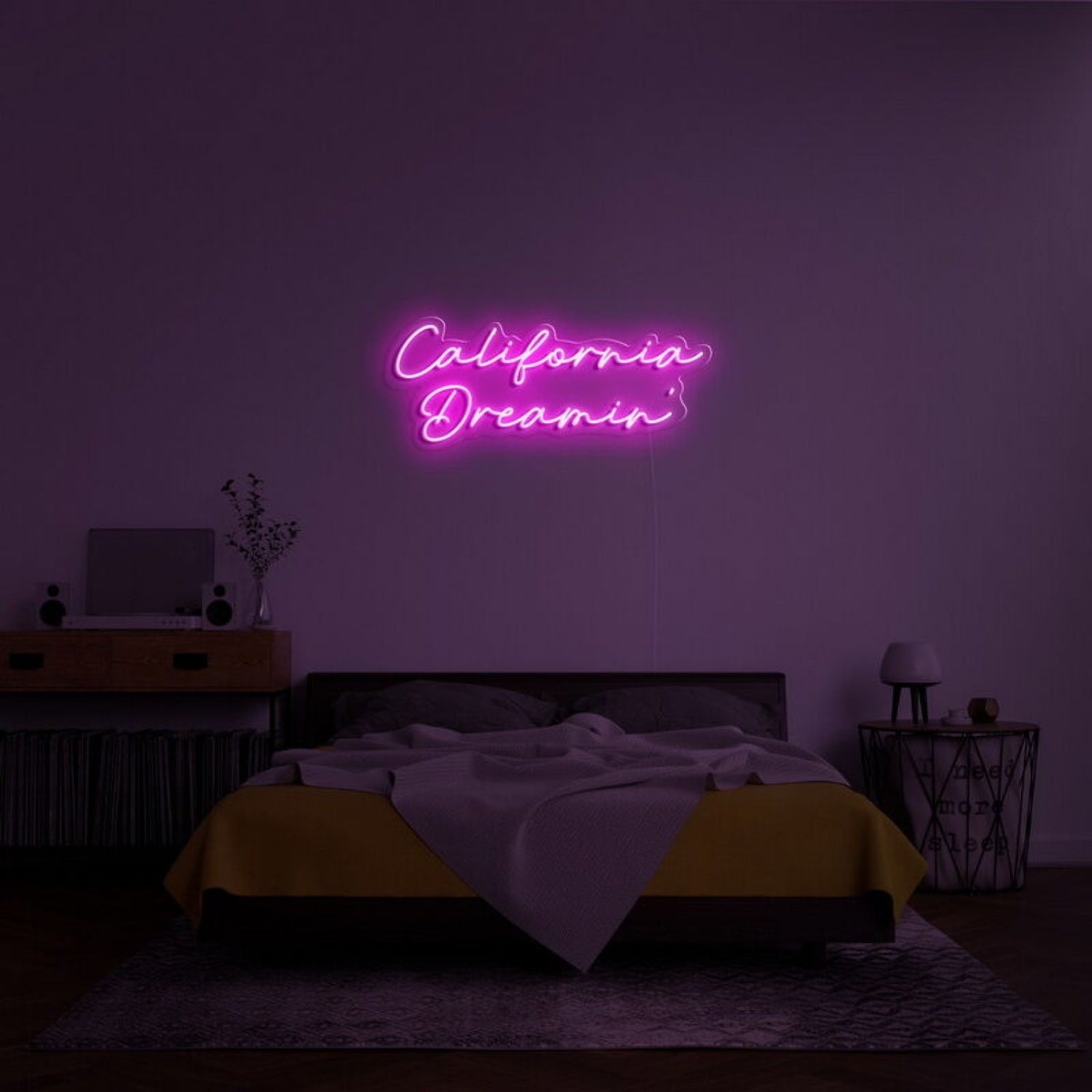 California Dreamin Led Neon Sign Frelaxing And Beach Decor - Shineneon