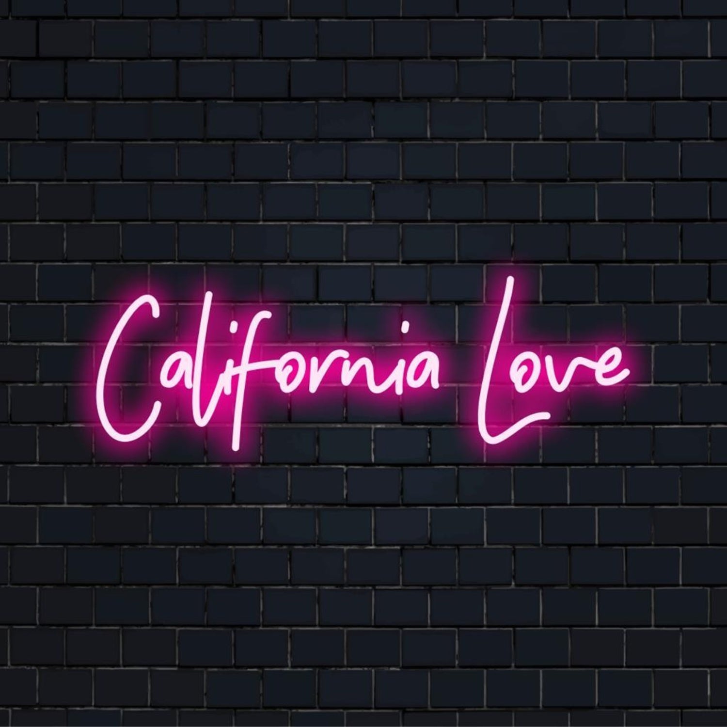 California Love Pink Led Neon Sign Custom Text Decor For Home Cafe Bar | Shineneon