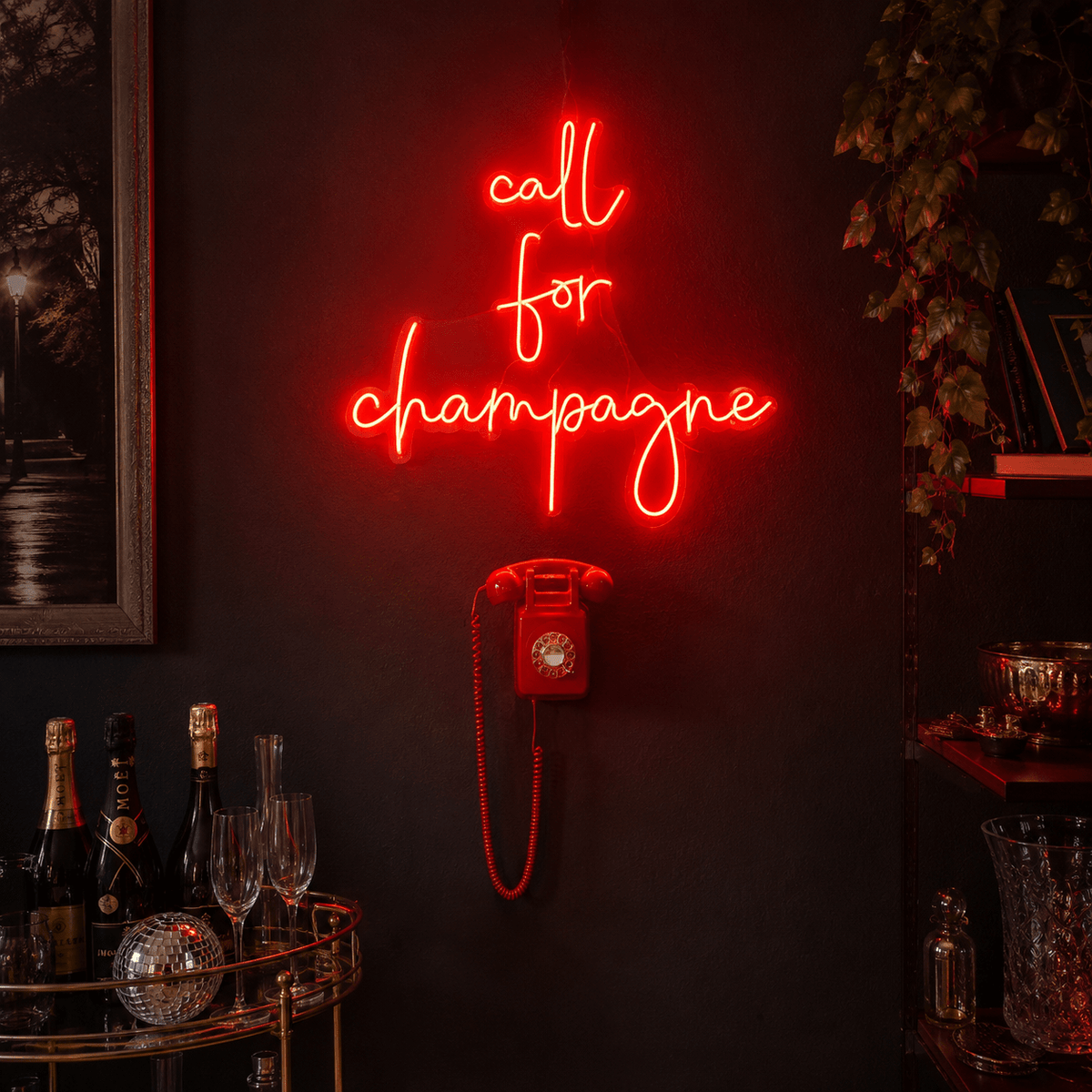 Call For Champagne LED Neon Sign - Shineneon