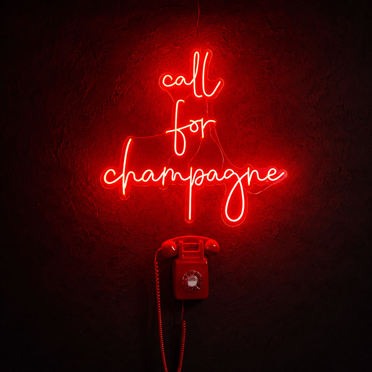 Call For Champagne LED Neon Sign - Shineneon
