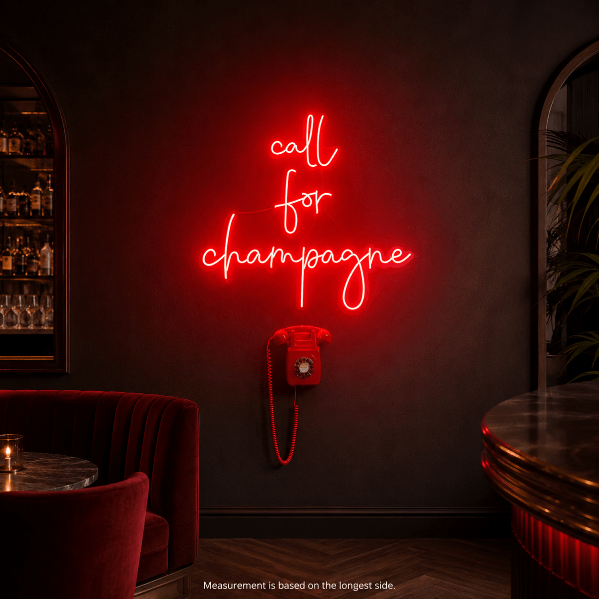 Call For Champagne LED Neon Sign - Shineneon