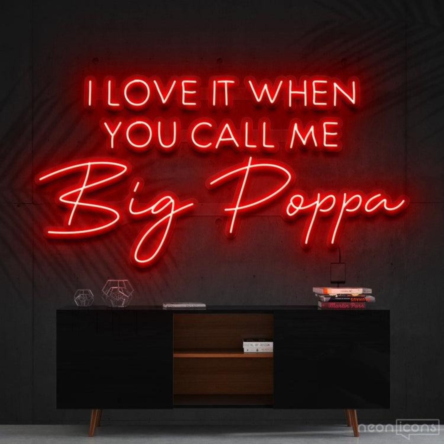 Call Me Big Poppa Pink Led Neon Sign For Home Decor | Shineneon