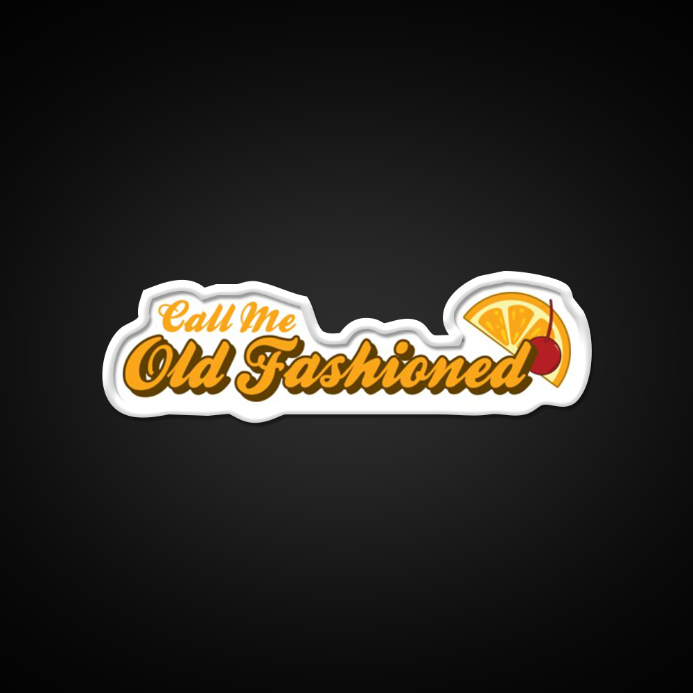 Call Me Old Fashioned Orange Cherry Cocktail Bar Decor Led Neon Sign Rgb Color - LED neon sign view 11
