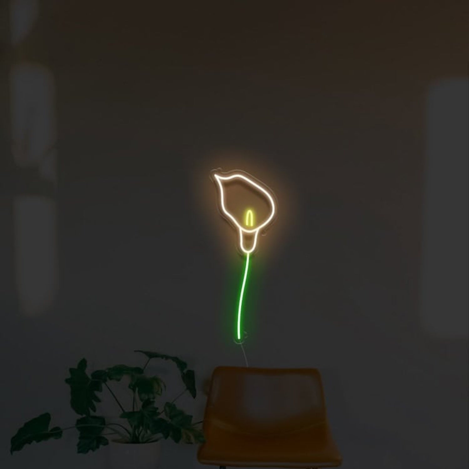Calla Lily Easter Led Neon Sign Wall Art | Shineneon