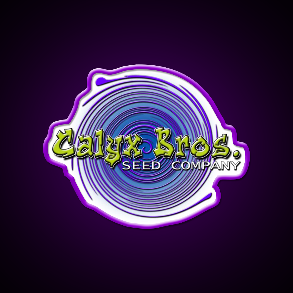 Calyx Bros Seed Co Logo Hemp Inspired Green Leaf Led Neon Sign Rgb Color - LED neon sign view 9