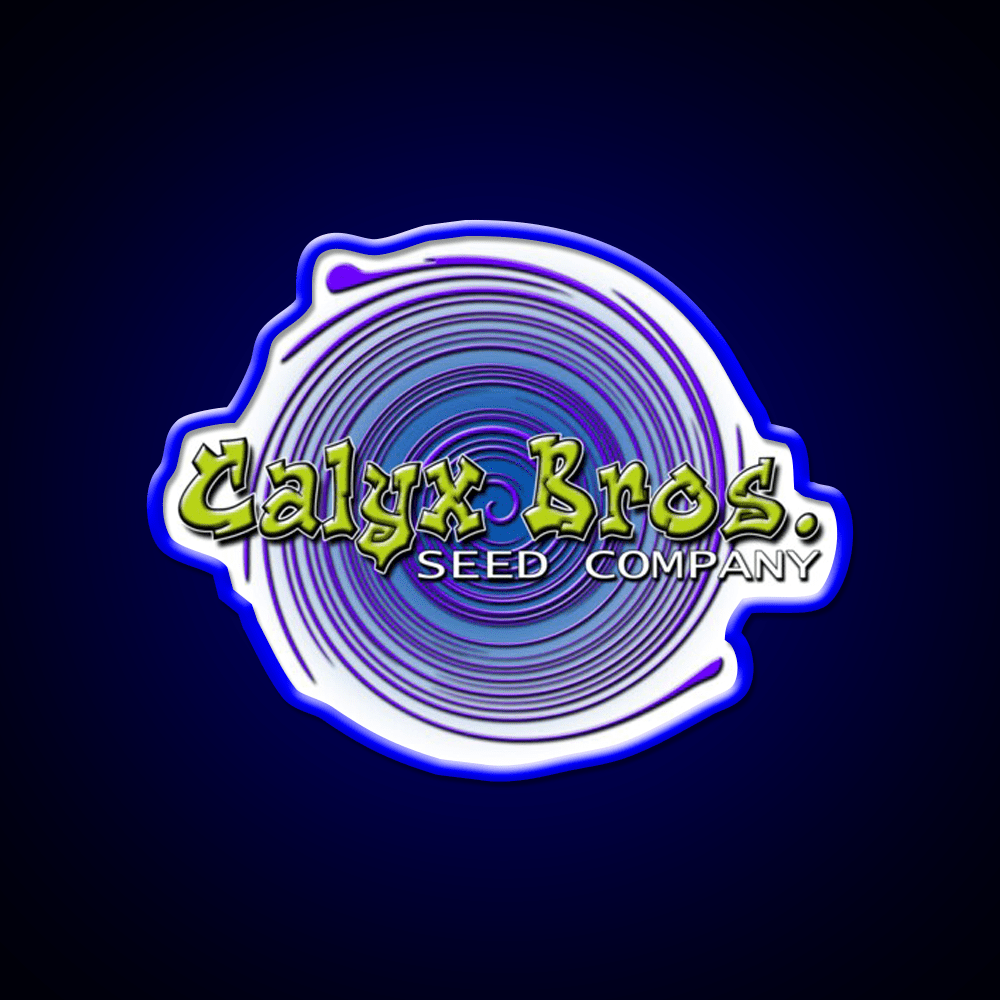 Calyx Bros Seed Co Logo Hemp Inspired Green Leaf Led Neon Sign Rgb Color - Shineneon