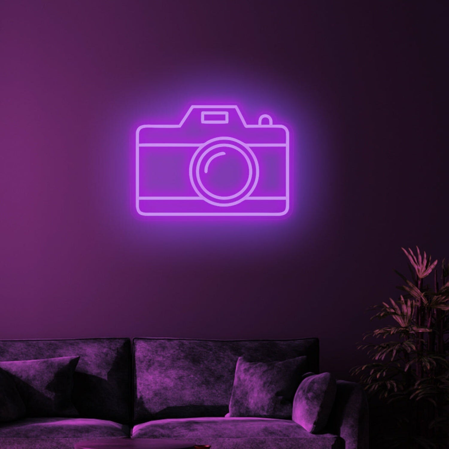 Camera Led Neon Sign Tribute To Photography And Visual Arts - Shineneon