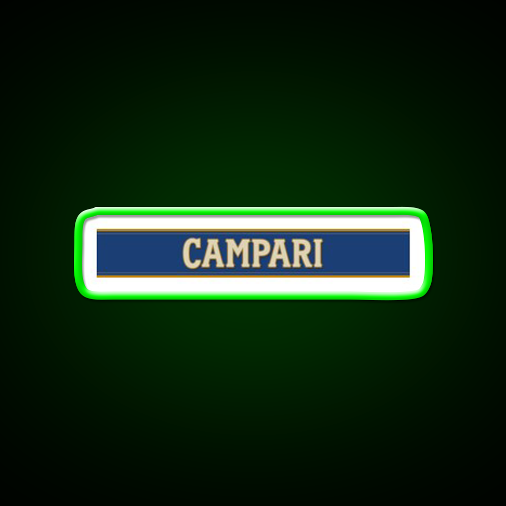 Campari Monogram Cocktail Bar Decor Led Neon Sign Rgb Color - LED neon sign view 8