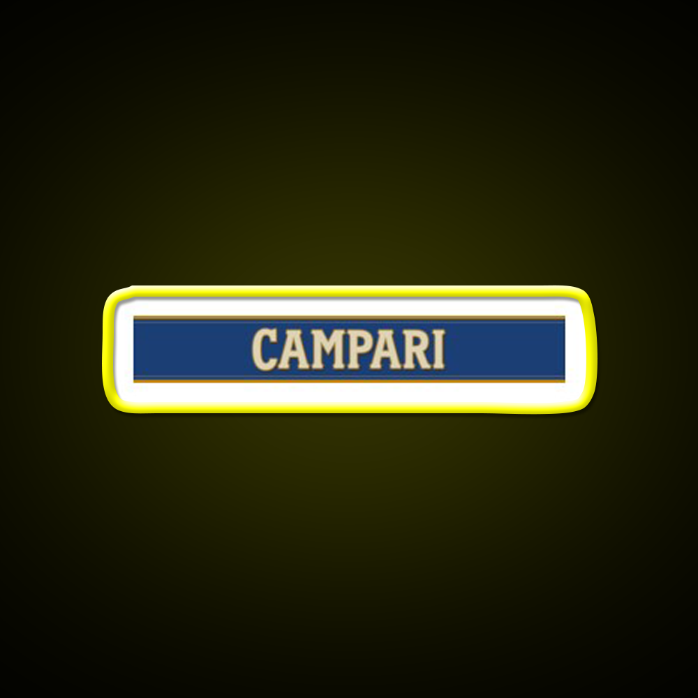 Campari Monogram Cocktail Bar Decor Led Neon Sign Rgb Color - LED neon sign view 7