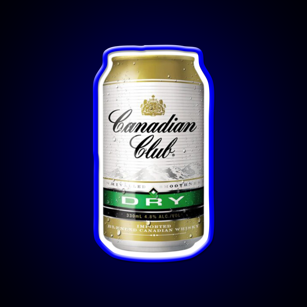 Canadian Club Dry Beer Bar Decor Led Neon Sign Rgb Color - LED neon sign view 5