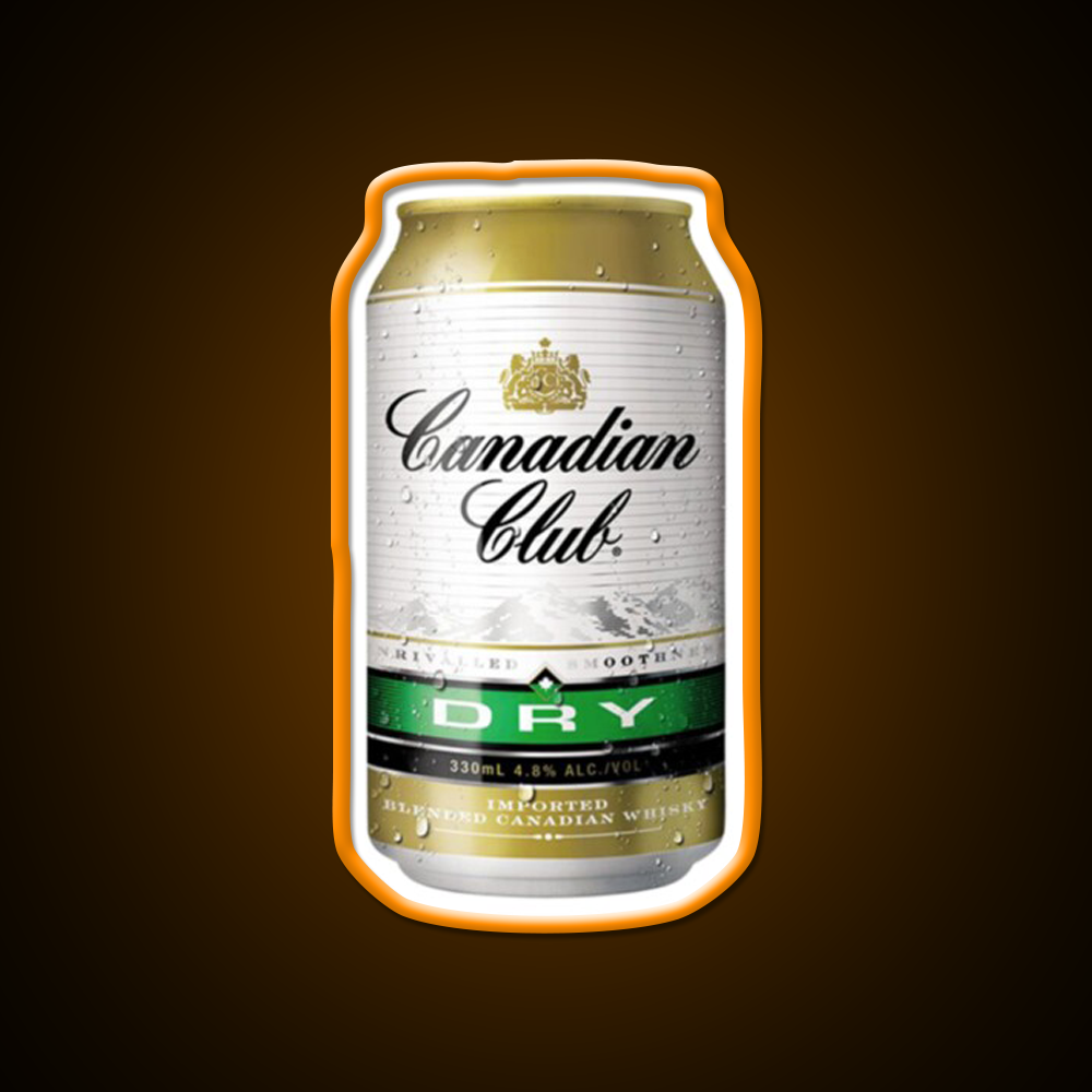 Canadian Club Dry Beer Bar Decor Led Neon Sign Rgb Color - LED neon sign view 6