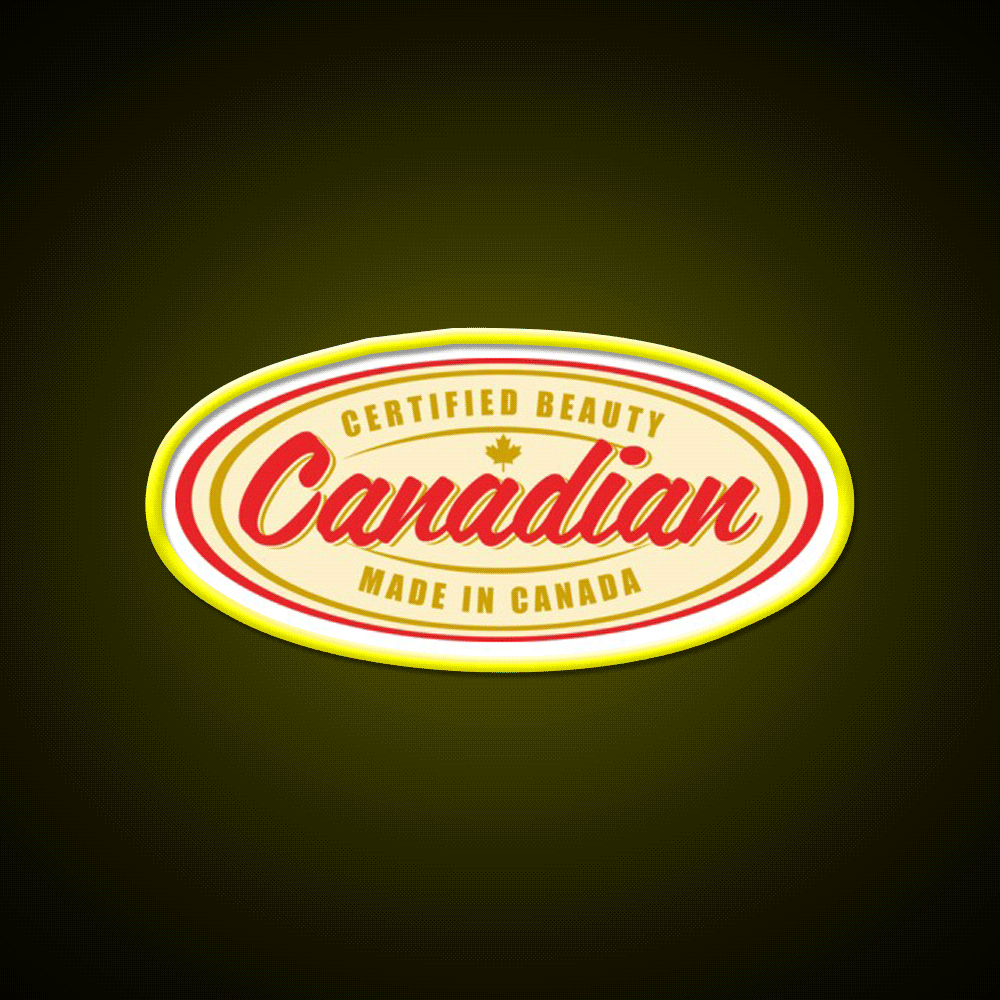 Canadian Tim Hortons Certified Beauty Green Leaf Led Neon Sign Rgb Color - Custom LED neon sign front view